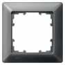 DELTA line, carbon metallic frame 1-fold, 80x 80 mm