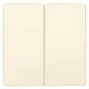 DELTA i-system electrical white Rocker switch for series/double two-way switch for double pushbutton, 55x 55 mm