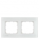 DELTA miro glass Frame 2-fold Authentic material white glass 161x 90 mm