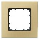 DELTA miro aluminum Frame 1-fold Authentic material aluminum oxide yellow Dimensions 90x 90 mm