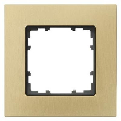 DELTA miro aluminum Frame 1-fold Authentic material aluminum oxide yellow Dimensions 90x 90 mm