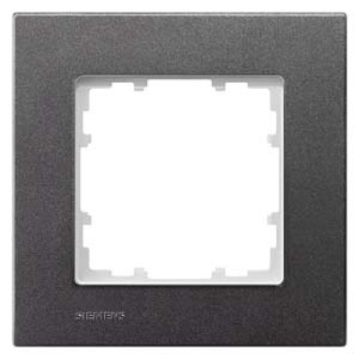 DELTA miro Frame 1-fold Color carbon metallic Dimensions 90x 90 mm