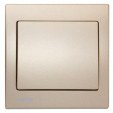 IRIS Cover plate for Adapter 1-fold RJ45, RJ11 sand gold