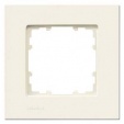 DELTA miro Frame 1-fold Dimensions 90x 90 mm electrical white