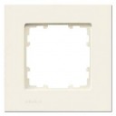 DELTA miro Frame 1-fold Dimensions 90x 90 mm electrical white