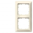 DELTA line, electrical white frame 2-fold, 151x 80 mm