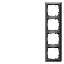 DELTA line, carbon metallic frame 4-fold, 293x 80 mm