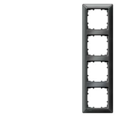 DELTA line, carbon metallic frame 4-fold, 293x 80 mm