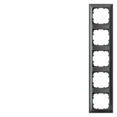 DELTA line, carbon metallic frame 5-fold, 364x 80 mm