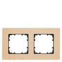 DELTA miro Frame 2-fold Authentic material maple Wood type wenge Dimensions 161x 90 mm
