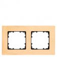 DELTA miro Frame 2-fold Authentic material wood Wood type beech Dimensions 161x 90 mm