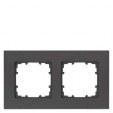 DELTA miro Frame 2-fold Color carbon metallic Dimensions 161x 90 mm