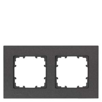 DELTA miro Frame 2-fold Color carbon metallic Dimensions 161x 90 mm