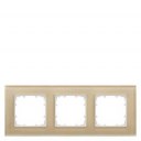 DELTA miro glass Frame 3-fold Authentic material glass Arena 232x 90 mm