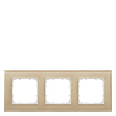 DELTA miro glass Frame 3-fold Authentic material glass Arena 232x 90 mm