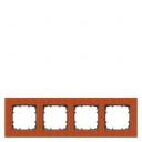 DELTA miro Frame 4-fold Authentic material wood Wood type maple red Dimensions 303x 90 mm