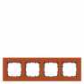 DELTA miro Frame 4-fold Authentic material wood Wood type maple red Dimensions 303x 90 mm