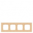 DELTA miro Frame 4-fold Authentic material wood Wood type beech Dimensions 303x 90 mm