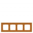 MIRO frame 4-fold wood cherry tree Color shade due to treatment