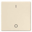 DELTA i-system electrical white Rocker switch with symbols I/O for OFF switch 2-pole, 3-pole 55x 55 mm