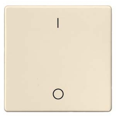 DELTA i-system electrical white Rocker switch with symbols I/O for OFF switch 2-pole, 3-pole 55x 55 mm