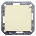 DELTA i-system electrical white SCHUKO socket outlet 10/16 A 250 V With screwless Connection terminals with spring flap 55x 55 mm and increased touch protection