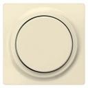 DELTA i-system electrical white Cover plate for dimmer with rotary knob 55x 55 mm