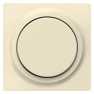 DELTA i-system electrical white Cover plate for dimmer with rotary knob 55x 55 mm