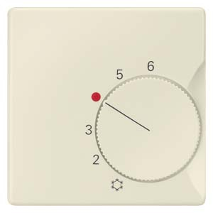 DELTA i-system electrical white Room temperature controller cover Normally-closed contact/change-over contact, 55x 55 mm