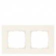 DELTA miro Frame 2-fold Dimensions 90x 90 mm electrical white