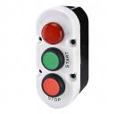 PBSL3IGR 3 pbs no/nc 240v ind. red/st/sp