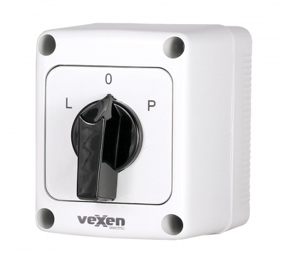 PNRS1611 реверсивный поворотный кулачковый переключатель в корпусе L-0-R 3P 16A IP65