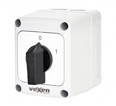 PNRS2510 поворотный кулачковый выключатель в корпусе 0-1 3P 25A IP65