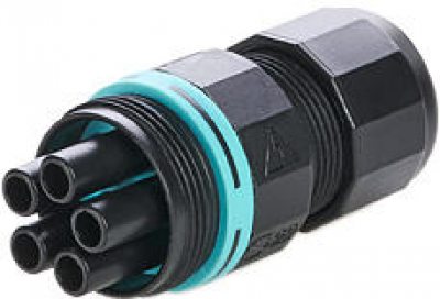 Techno IP68 Minikonektors - kontaktligzda  5x4 mm
