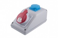 R-BOX KOMPAKT rozešu sadale               Šuko+5p32A   IP44