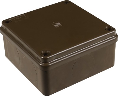 S-BOX Nozarkārba virsapmetuma IP65 100x100x50mm brūna
