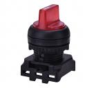 SA2IN45-R divstāvokļu pagriežams pārslēdzis, ar fiksāciju un apgaismojumu 0-1, sarkans