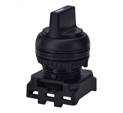 SA2N45-D divstāvokļu pagriežams pārslēdzis, ar fiksāciju 0-1, melns