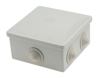 80 x 80 x 40 klik, 6 round glands, IP 44