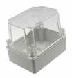 S-BOX Nozarkārba virsapmetuma IP65 150x110x140mm caurspīdīgs vāks pelēka