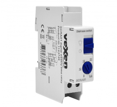 SCRA01 Kāpņu telpu apgaismojuma relejs 1NO 16A AC230V
