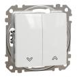 Sedna Design & Elements. Roller Blind switch 10AX. professional. white