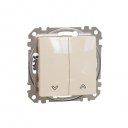 Sedna Design & Elements. Roller Blind switch 10AX. professional. beige
