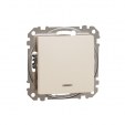 Sedna Design & Elements. 2-way switch 10AX Red indicator LED. beige