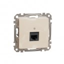 DATA Outlet CAT 5E UTP. Sedna Design & Elements. RJ45. Beige