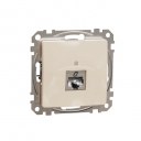 DATA Outlet CAT 5E STP. Sedna Design & Elements. RJ45. Beige
