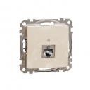 DATA Outlet CAT 6A STP. Sedna Design & Elements. RJ45. Beige