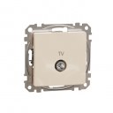 TV connector 4db. Sedna. Beige