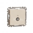 TV connector 7db. Sedna. Beige