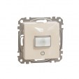 Motion sensor. Sedna Design & Elements. 160°. 10A. Beige